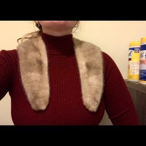 Vintage Mink fur collar